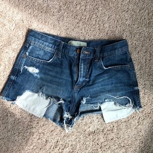 Topshop Moto Rosa Shorts